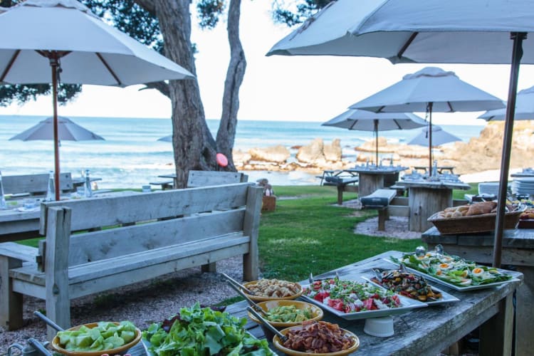Pink Beach BBQ dinner
